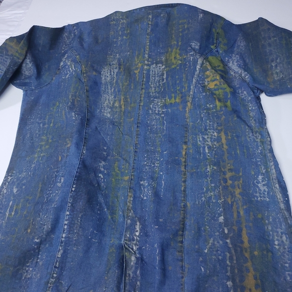 Get Lucky USA Denim Bling Jacket Upcycle Look - Picture 6 of 10